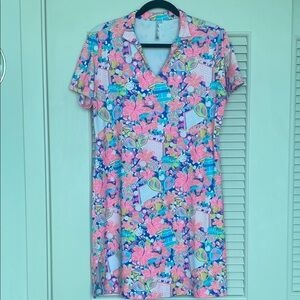 Lulu-B Pickleball Pink Dress sz Med